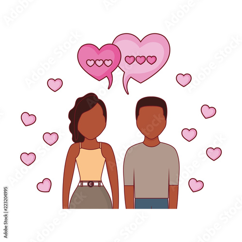 couple in love design