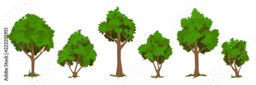 Vector trees set 