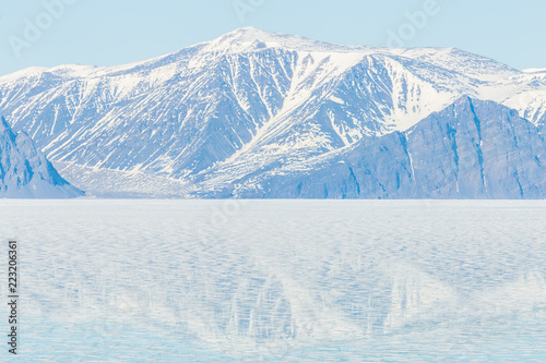Beautiful mountain reflections photo