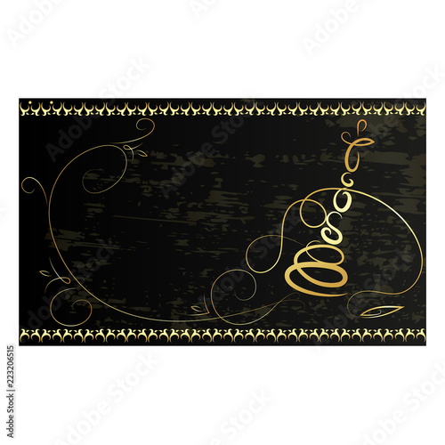 Hookah golden banner