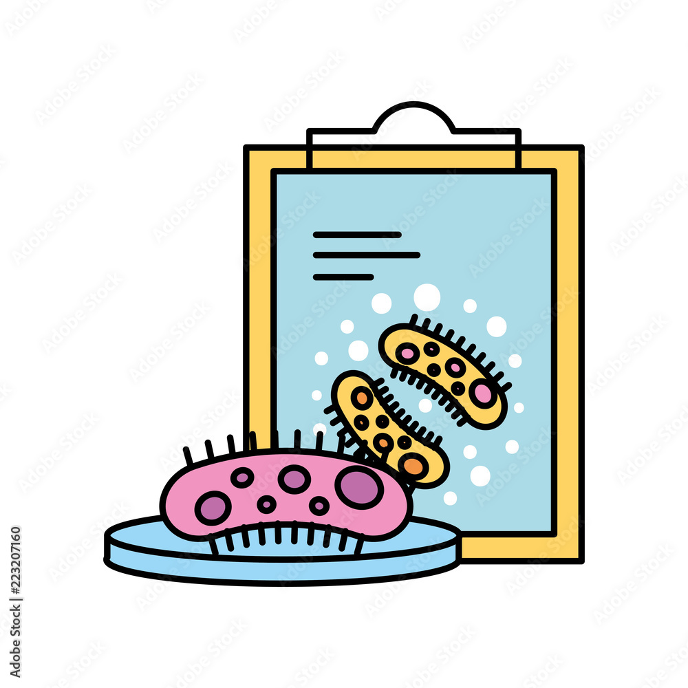 medical clipboard virology biology bacteries medical clipboard virology biology bacteries