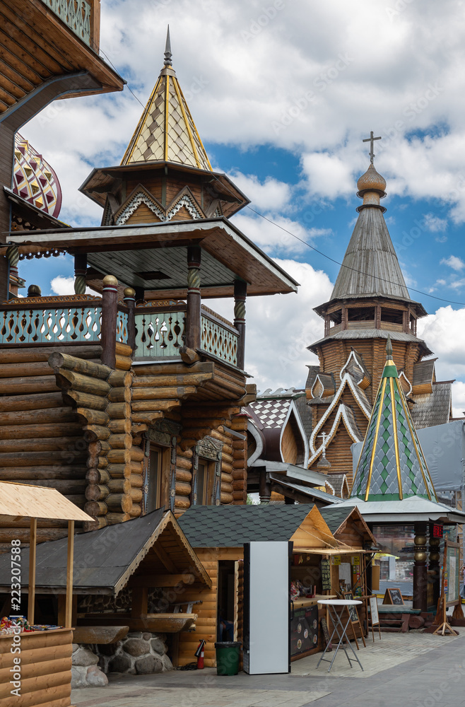 Obraz premium Izmaylovsky Kremlin in Moscow. Russian architecture