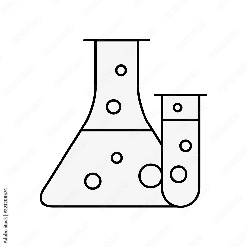science laboratory test tube beaker flask science laboratory test tube beaker flask