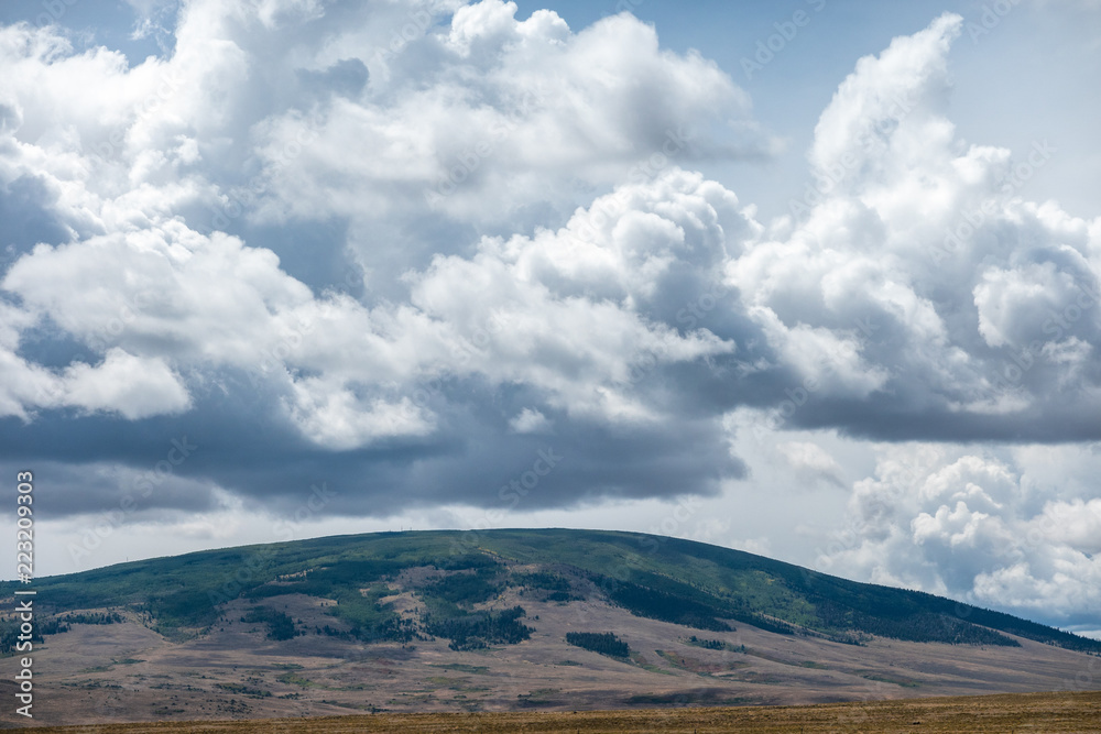 clouds over San Antonio mountain, New Mexico, Colorado