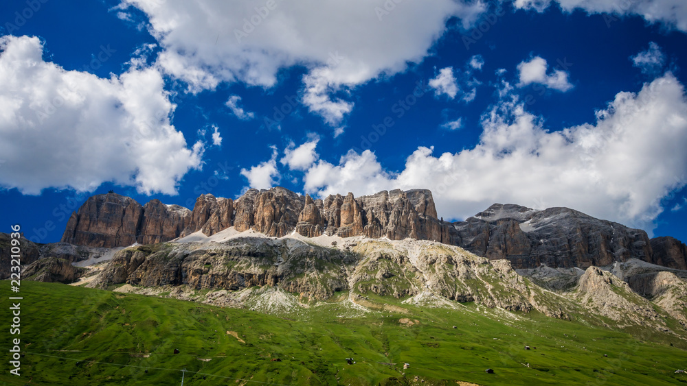Dolomites mountains, North Italy. Scenic view in Dolomiti, Alto Adige, South Tyrol Dolomites mountains, North Italy. Scenic view in Dolomiti, Alto Adige, South Tyrol