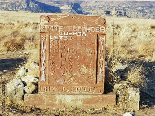 Thaba Bosiu, Lesotho: royal graveyard photo