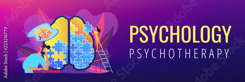 Psychotherapy and psychology header banner.