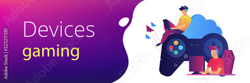 Cloud gaming header banner.