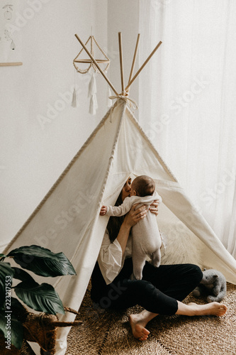 Mother and Child- Teepee