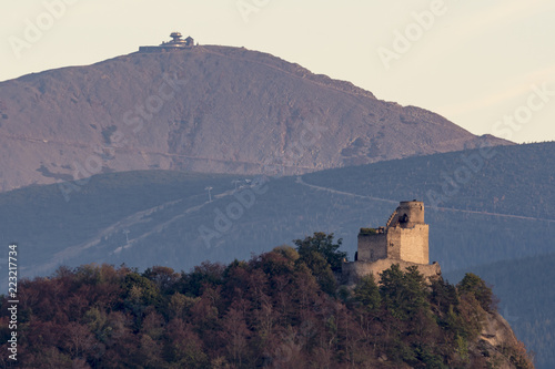 Zamek Chojnik i Śnieżka, Karkonosze, Sudety