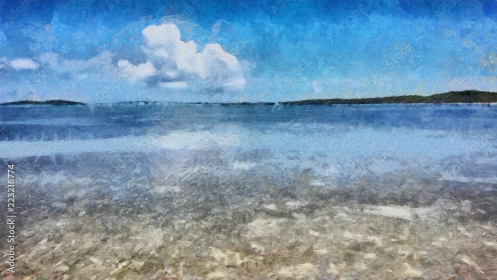 Oil painting. Art print for wall decor. Acrylic artwork. Big size poster. Watercolor drawing. Modern style fine art. Beautiful exotic tropical landscape. Clean sea view. Oil painting. Art print for wall decor. Acrylic artwork. Big size poster. Watercolor drawing. Modern style fine art. Beautiful exotic tropical landscape. Clean sea view.