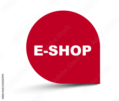 red vector banner eshop