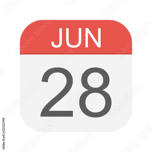 June 28 - Calendar Icon