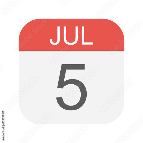 July 5 - Calendar Icon