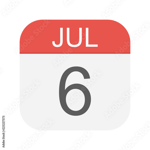 July 6 - Calendar Icon