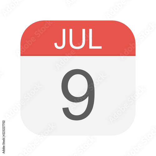 July 9 - Calendar Icon