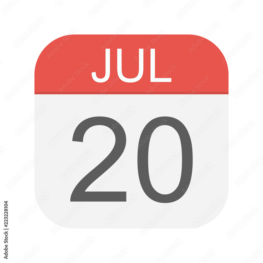 July 20 - Calendar Icon July 20 - Calendar Icon
