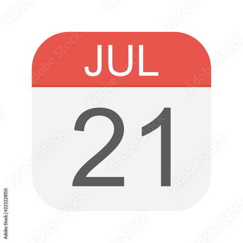 July 21 - Calendar Icon