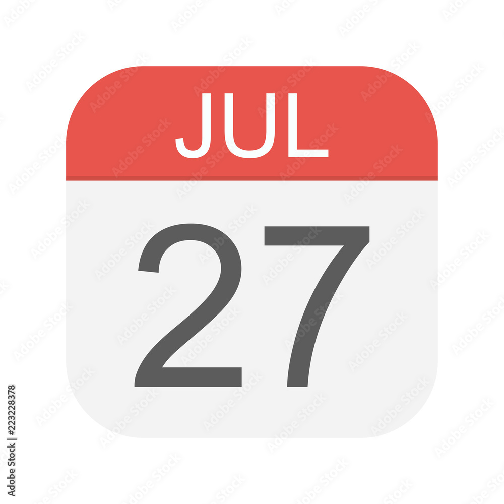 July 27 - Calendar Icon