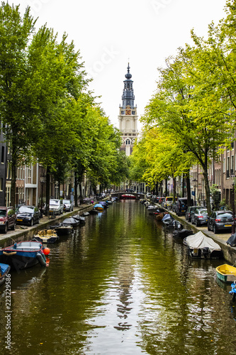 Photography Canal of Amsterdam, Netherlands.