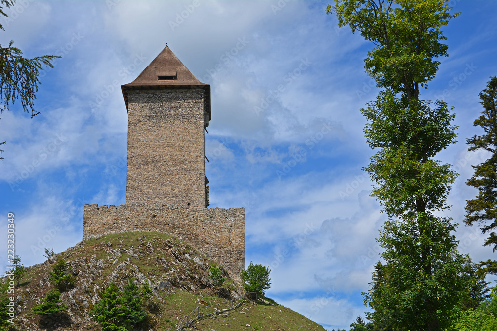 Burg Kašperk, Böhmerwald, Tschechien Burg Kašperk, Böhmerwald, Tschechien