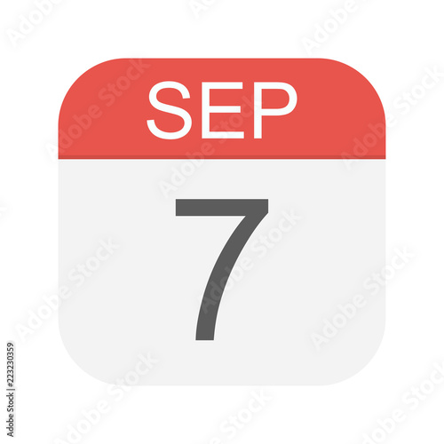 September 7 - Calendar Icon
