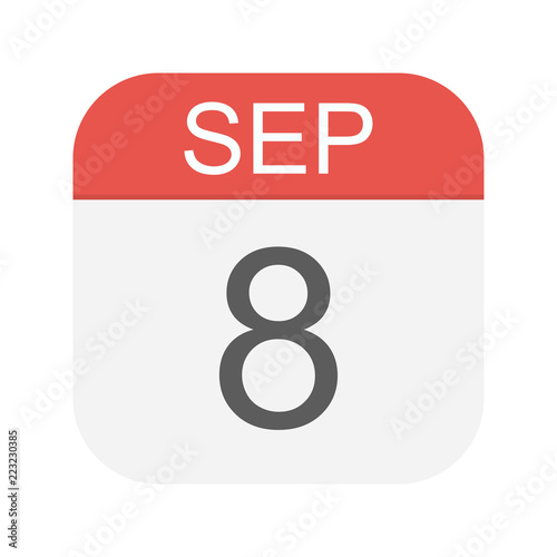 September 8 - Calendar Icon