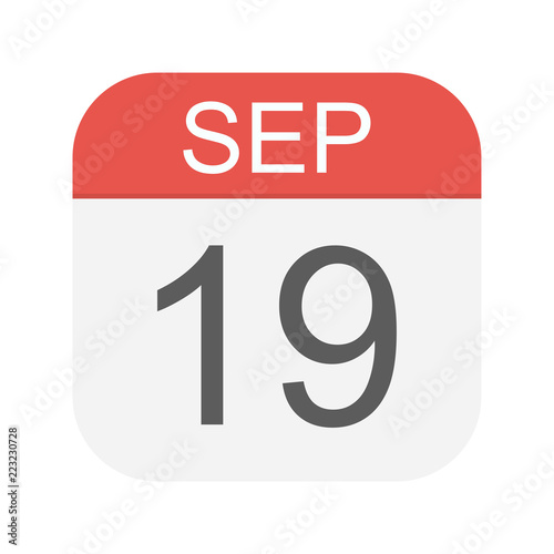 September 19 - Calendar Icon