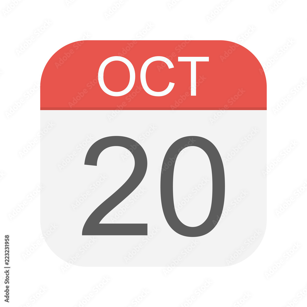 October 20 - Calendar Icon October 20 - Calendar Icon