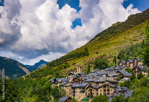 Small village of Taull in Pyrenees, Catalonia, Spain. photo