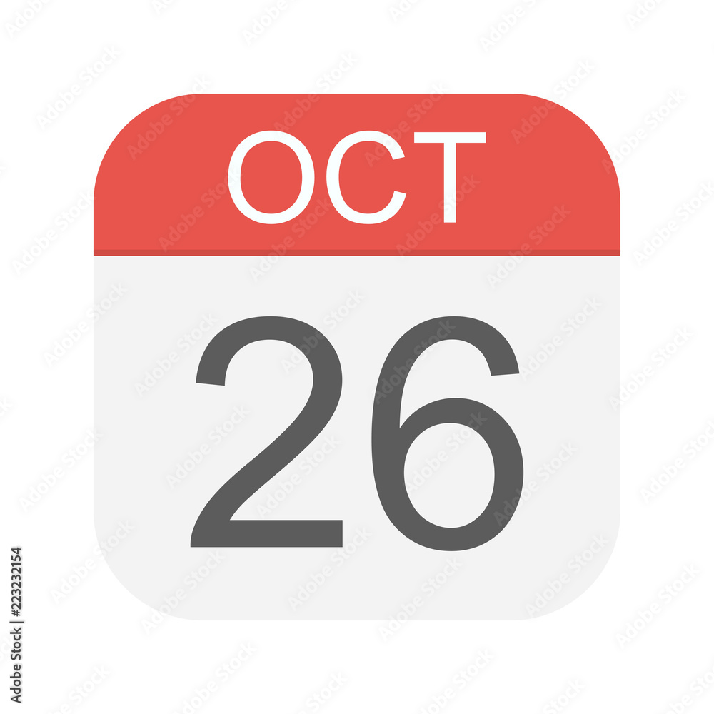 October 26 - Calendar Icon October 26 - Calendar Icon
