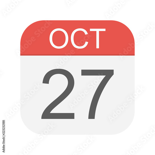 October 27 - Calendar Icon