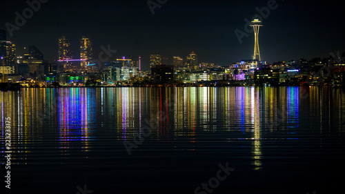 Seattle Night Skyline © sabina