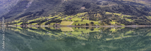 Fototapeta Naklejka Na Ścianę i Meble -  Part of Nordfjorden, the Innvikfjorden, Norway