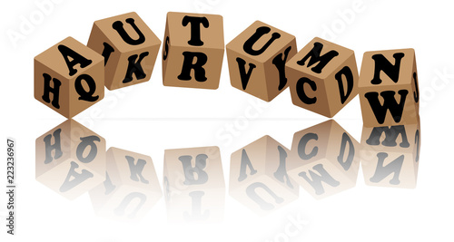 Herbstwürfel- Autumn