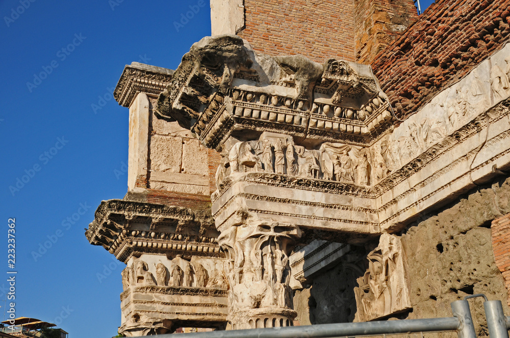Fototapeta premium Roma, rovine del foro di Nerva