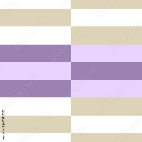 Retro pastel violet Horizontal Stripes