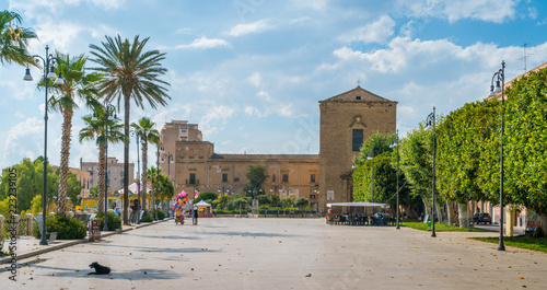 Fotografie The colorful city of Sciacca on a sunny day