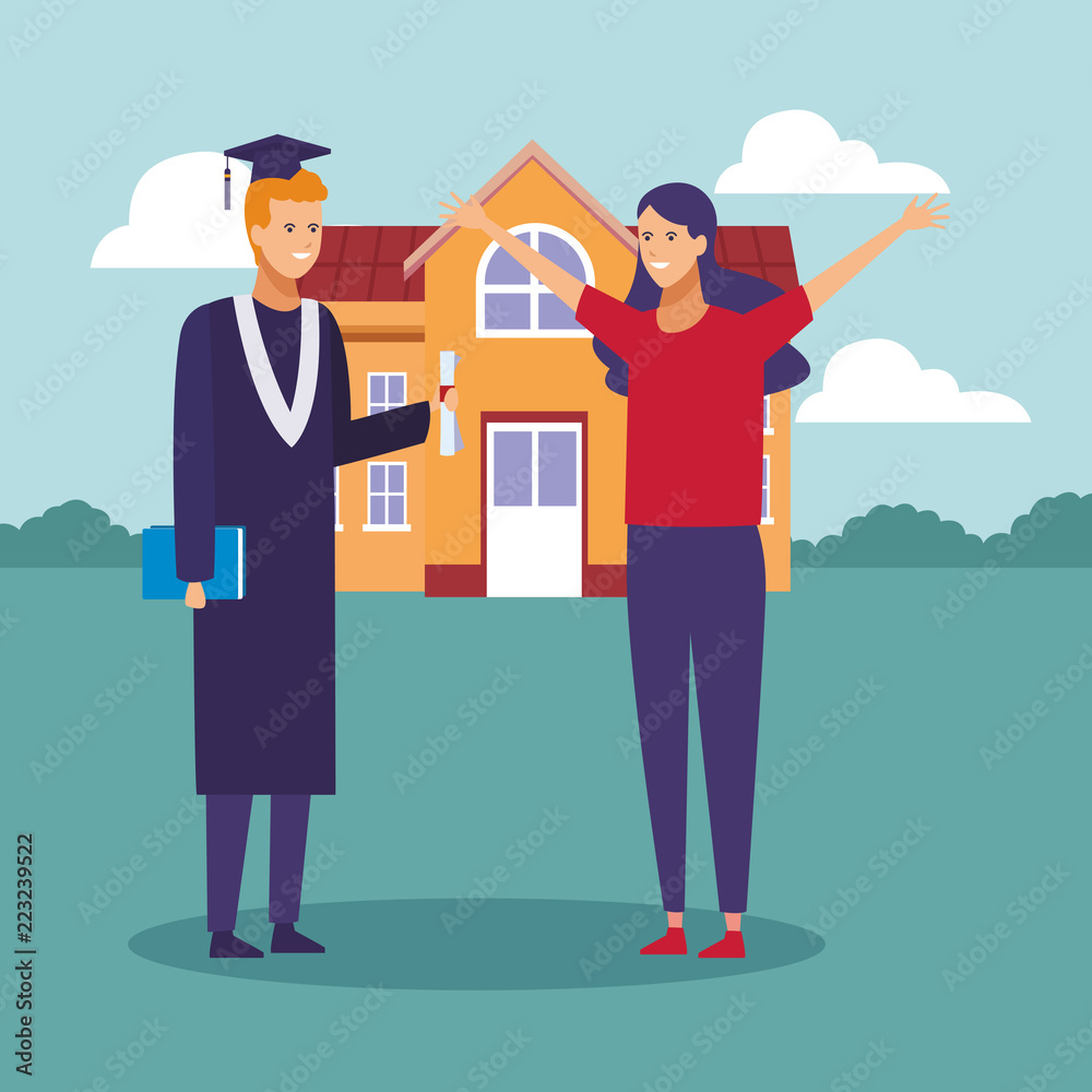 Student graduation cartoons