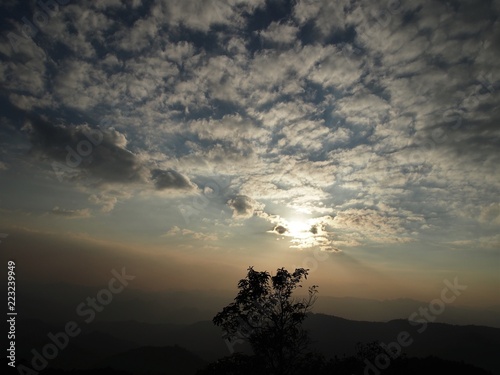 Sky before sunset