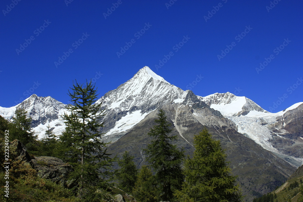 Weißhorn in den Walliser Alpen