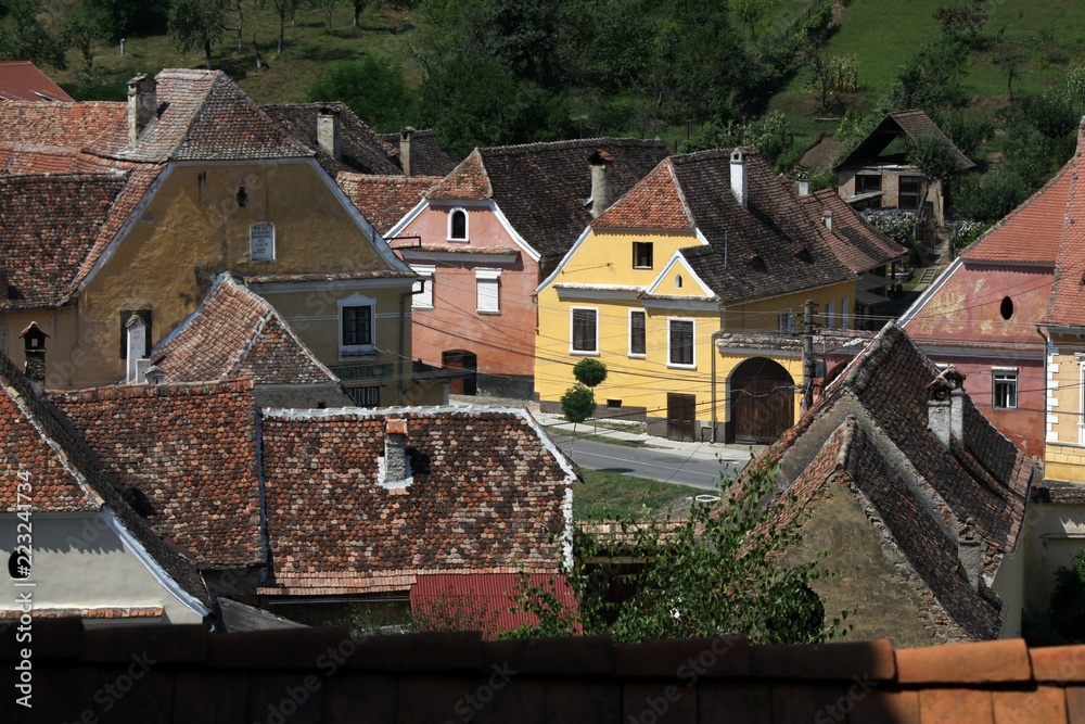 Biertan village - famous UNESCO heritage in Romania
