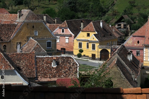 Obraz na płótnie Biertan village - famous UNESCO heritage in Romania w salonie