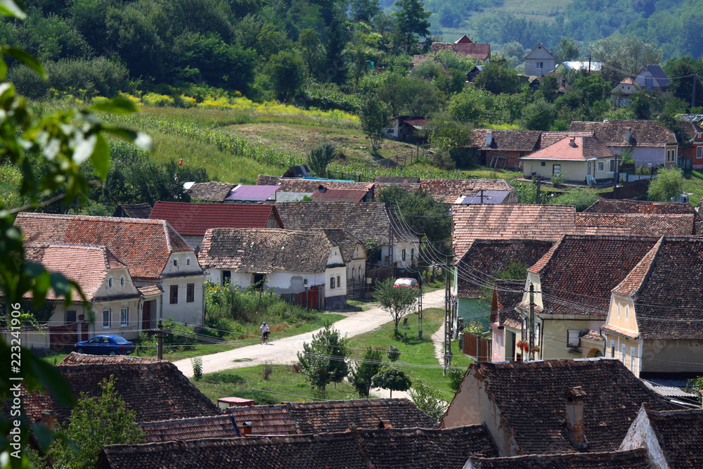 Biertan village - famous UNESCO heritage in Romania
