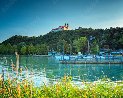 View on Tihany abbey with s...