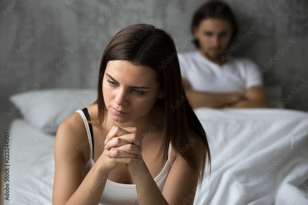 Premium Photo  Boyfriend and girlfriend feeling angry about lost