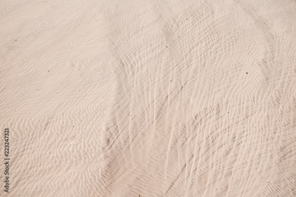 Obraz premium Close up shot of carbonate travertines of the natural pools of Pamukkale, Denizli, Turkey.