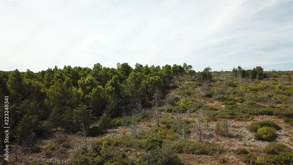 aerial view of mediterranean landscape of La Clape, Aude in the southern of France
aerial view of mediterranean landscape of La Clape, Aude in the southern of France