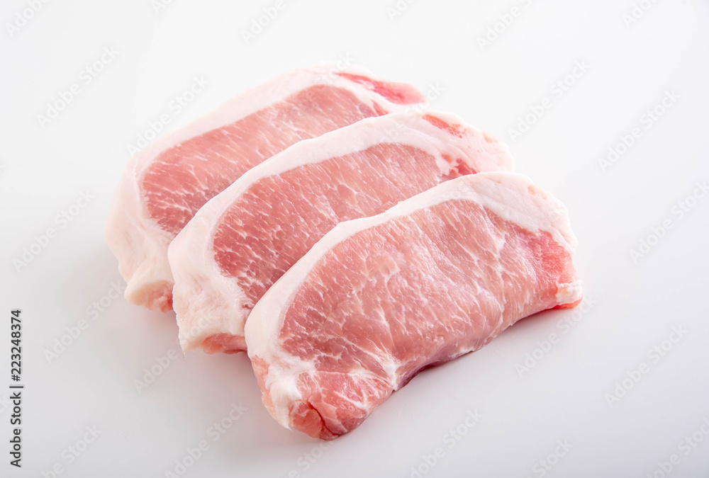 isolated pork loin isolated pork loin