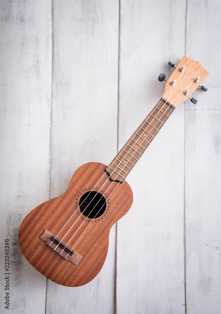 Naklejka premium isolated ukulele guitar